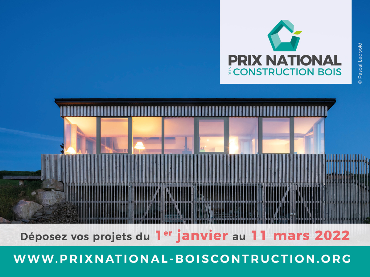 Prix National de la Construction Bois 2022 : Appel à candidature