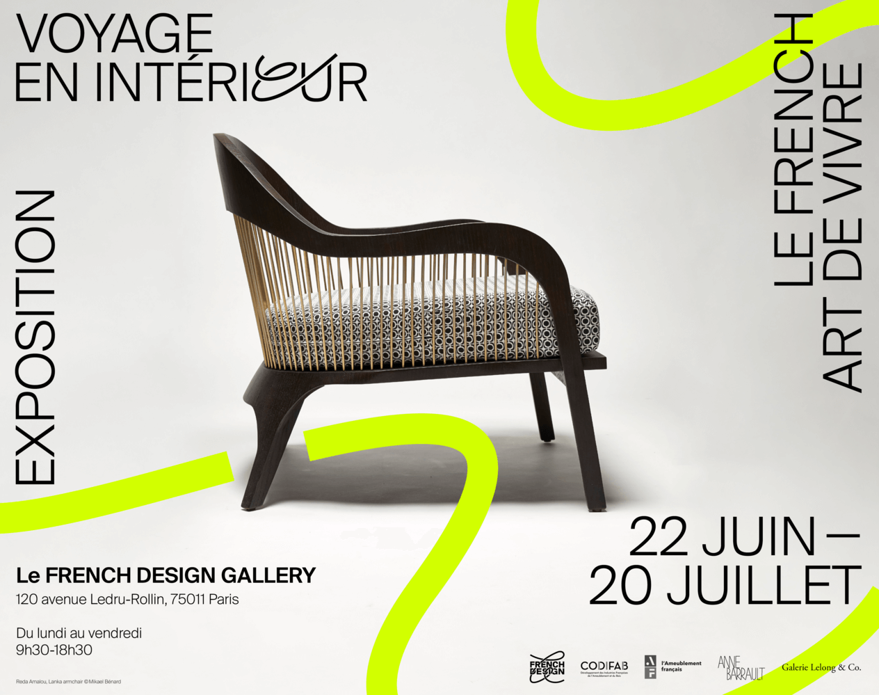 exposition Voyage en Intérieur, Le French Art de Vivre, par LE FRENCH DESIGN by VIA