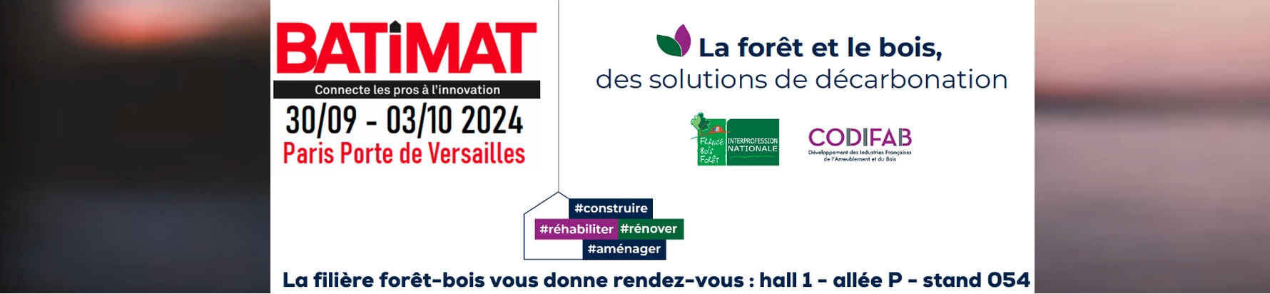 BATIMAT 2024 : venez à la rencontre de la filière forêt-bois !
