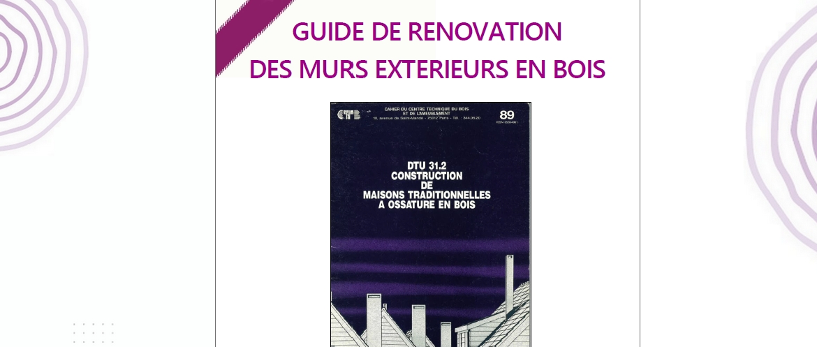 Guide de rénovation des murs extérieurs en bois - RénoCOB
